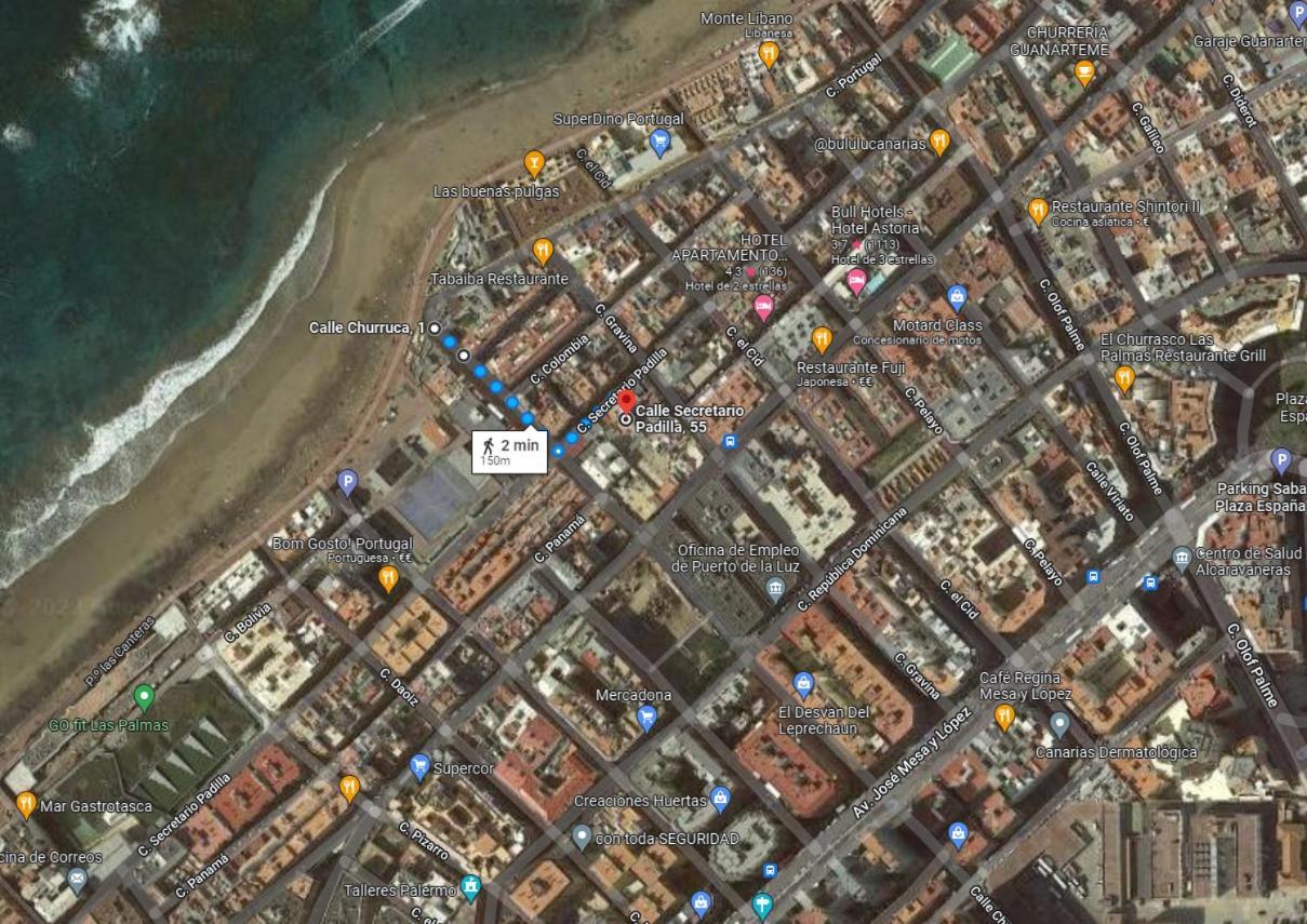 Beach Acogedor Estudio, Las Canteras Las Palmas de Gran Canaria Eksteriør billede